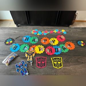 Transformers theme party decor